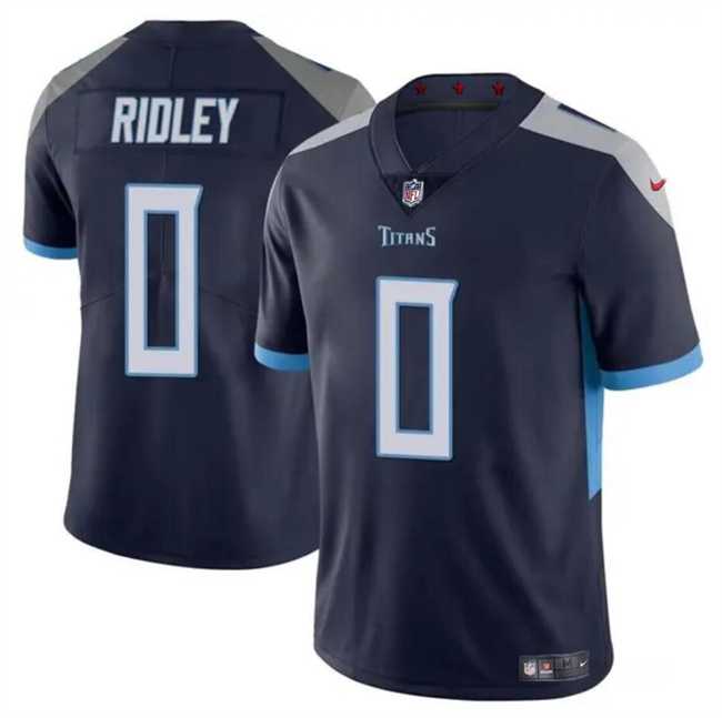 Men & Women & Youth Tennessee Titans #0 Calvin Ridley Navy Vapor Limited Football Stitched Jersey->->NFL Jersey